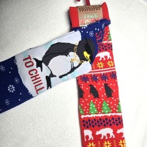 Christmas Men’s crew socks “Tis the season” 2/pack NWT
